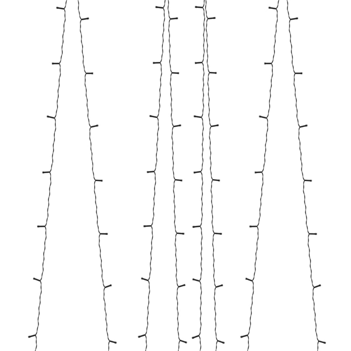 vidaXL Solarne lampki dekoracyjne, 2 szt., 2x200 LED, zimne białe