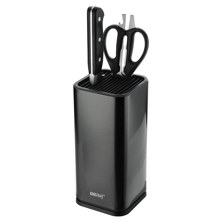 Stojak blok na noże do noży czarny KINGHOFF