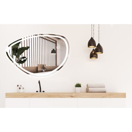 Lustro ścienne LED 70x100cm z Bluetooth FOG