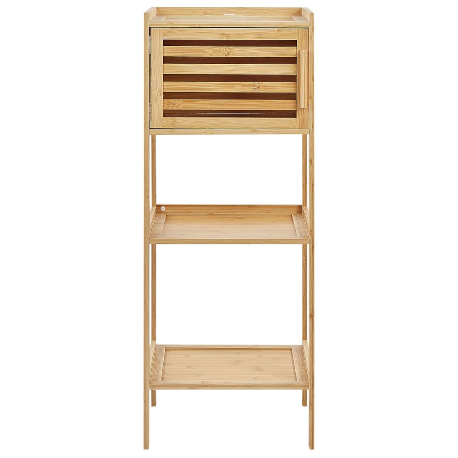 Bambusowy regał łazienkowy jasne drewno BECKLEY