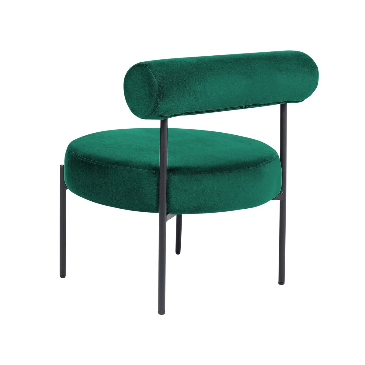 Fotel welurowy szmaragdowy ALPHA