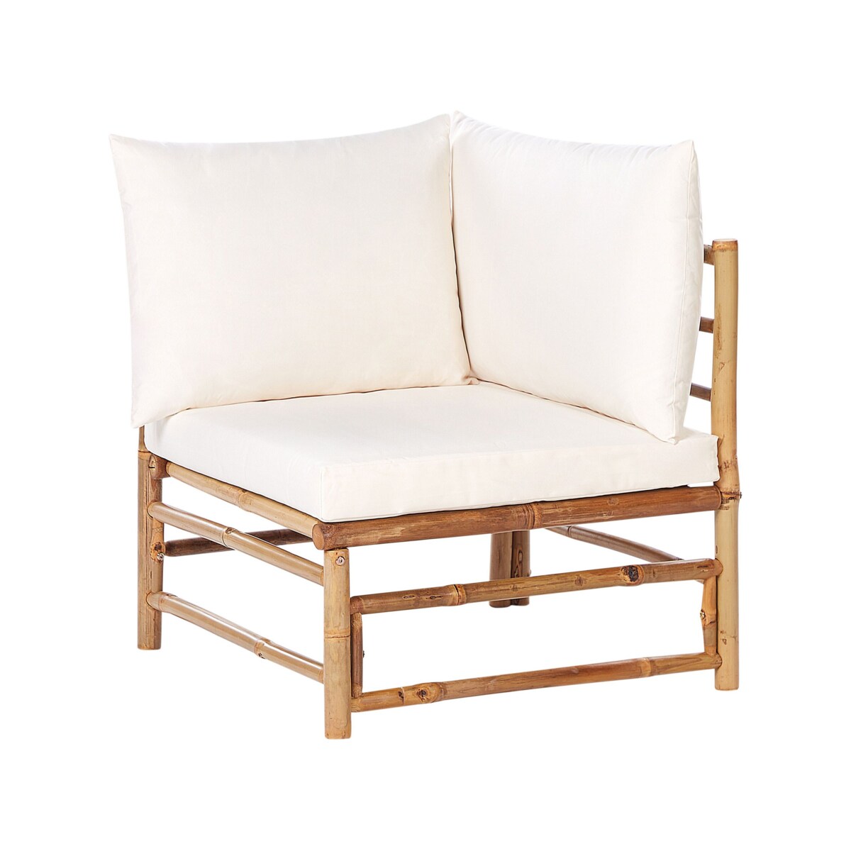 Krzesło ogrodowe Drewno Złamana biel CERRETO