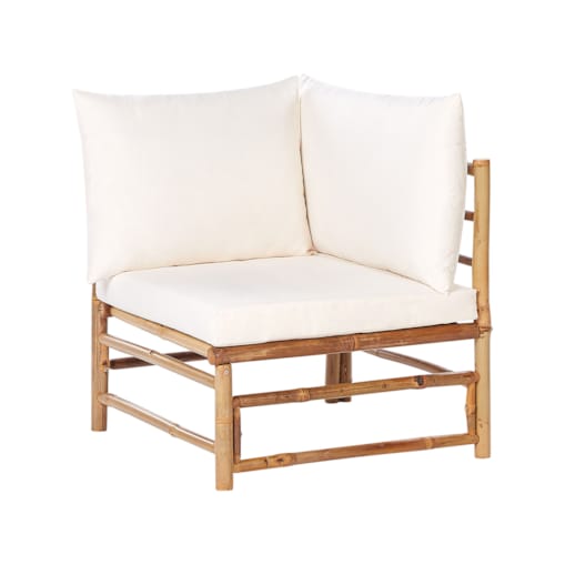 Krzesło ogrodowe Drewno Złamana biel CERRETO