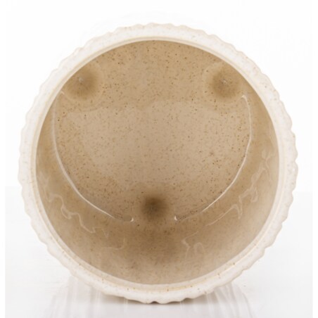 Osłonka ceramiczna prążkowana 15x14x14 cm NIPSU