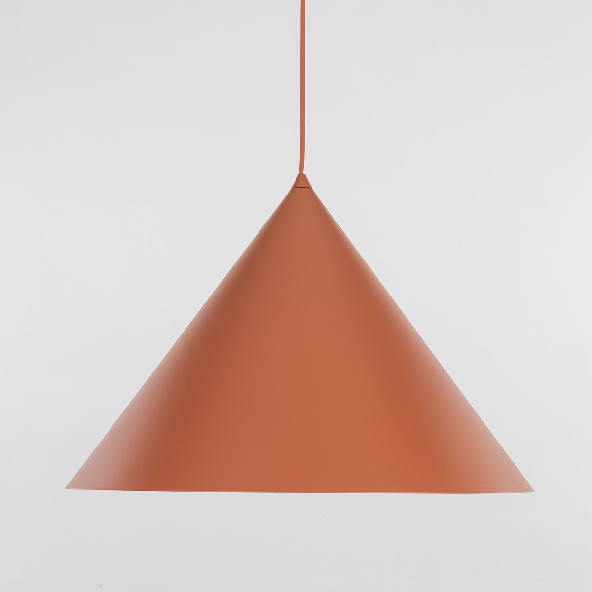 Lampa wisząca TK Lighting CONO BRICK 10089 ceglasty klosz 50 cm E27 nowoczesna regulowana do salonu i jadalni