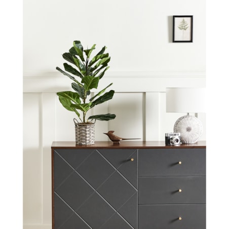 Sztuczna roślina FIDDLE LEAF TREE 72 cm Zielony