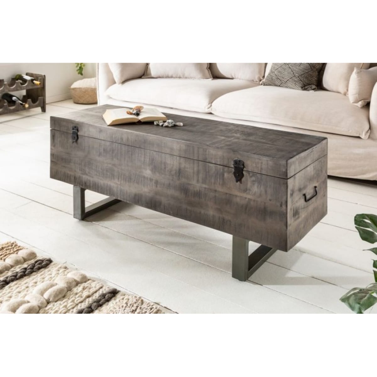 Skrzynia stolik kawowy FAKTORS 47X115 cm