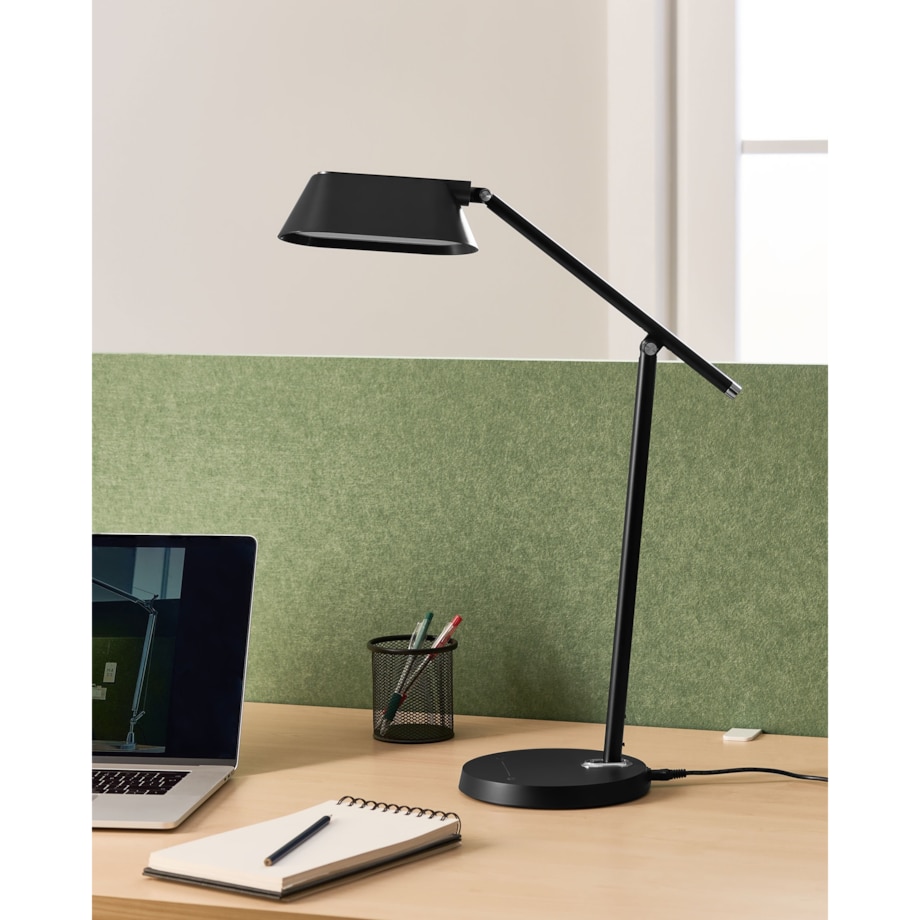 Lampa biurkowa LED LEONIS Ze ściemniaczem Czarny