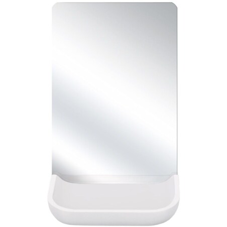 Kleine Wolke Tray 2w1 Lusterko kosmetyczne i organizer biały