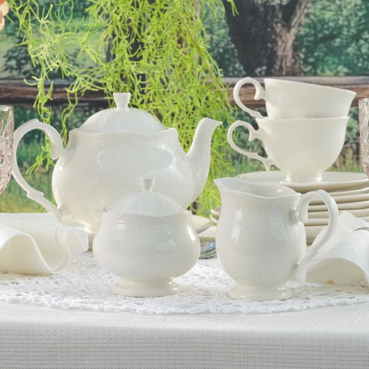 VILLA ITALIA Cukiernica ceramiczna 10,5 cm NIOBE