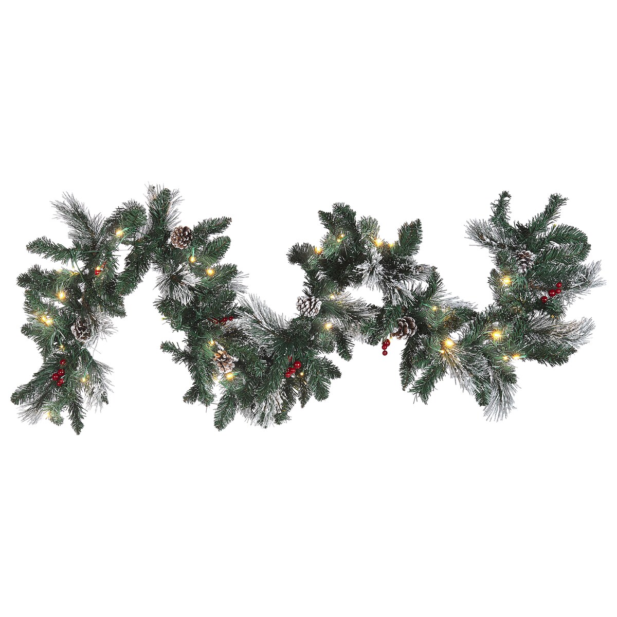 Świąteczna girlanda LED WAPTA 180 cm Zielony