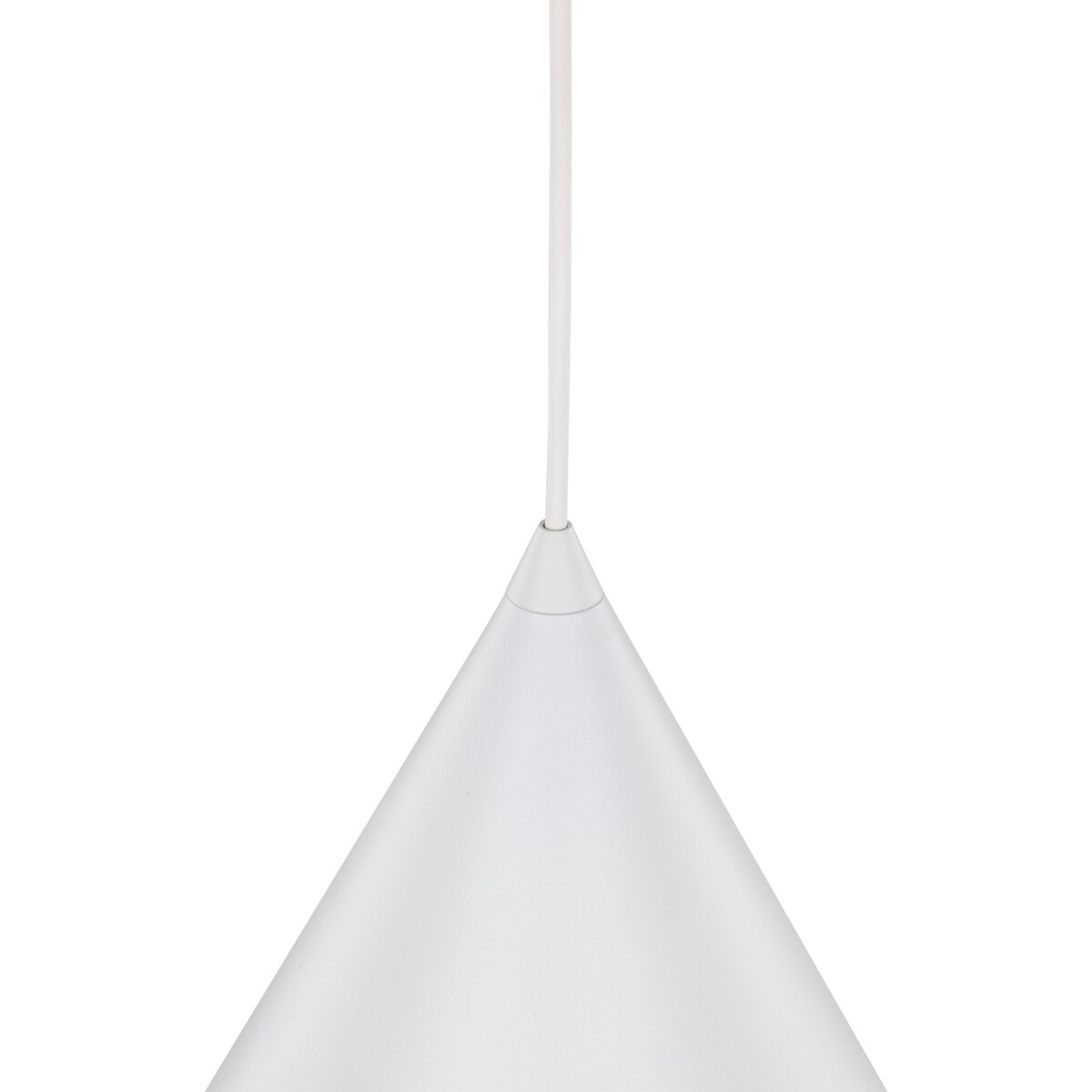 Lampa wisząca biała TK Lighting CONO WHITE 10008 E27 regulowana 160 cm minimalistyczna do salonu kuchni