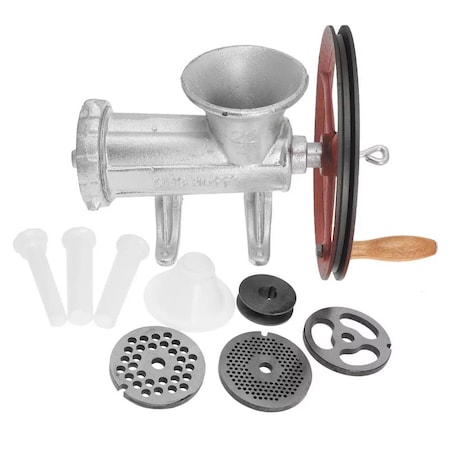 Maszynka żeliwna do mielenia mięsa #22 z kołem KINGHOFF