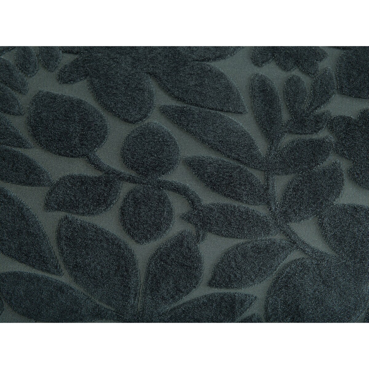 Szezlong welurowy prawostronny w liście zielony BIARRITZ