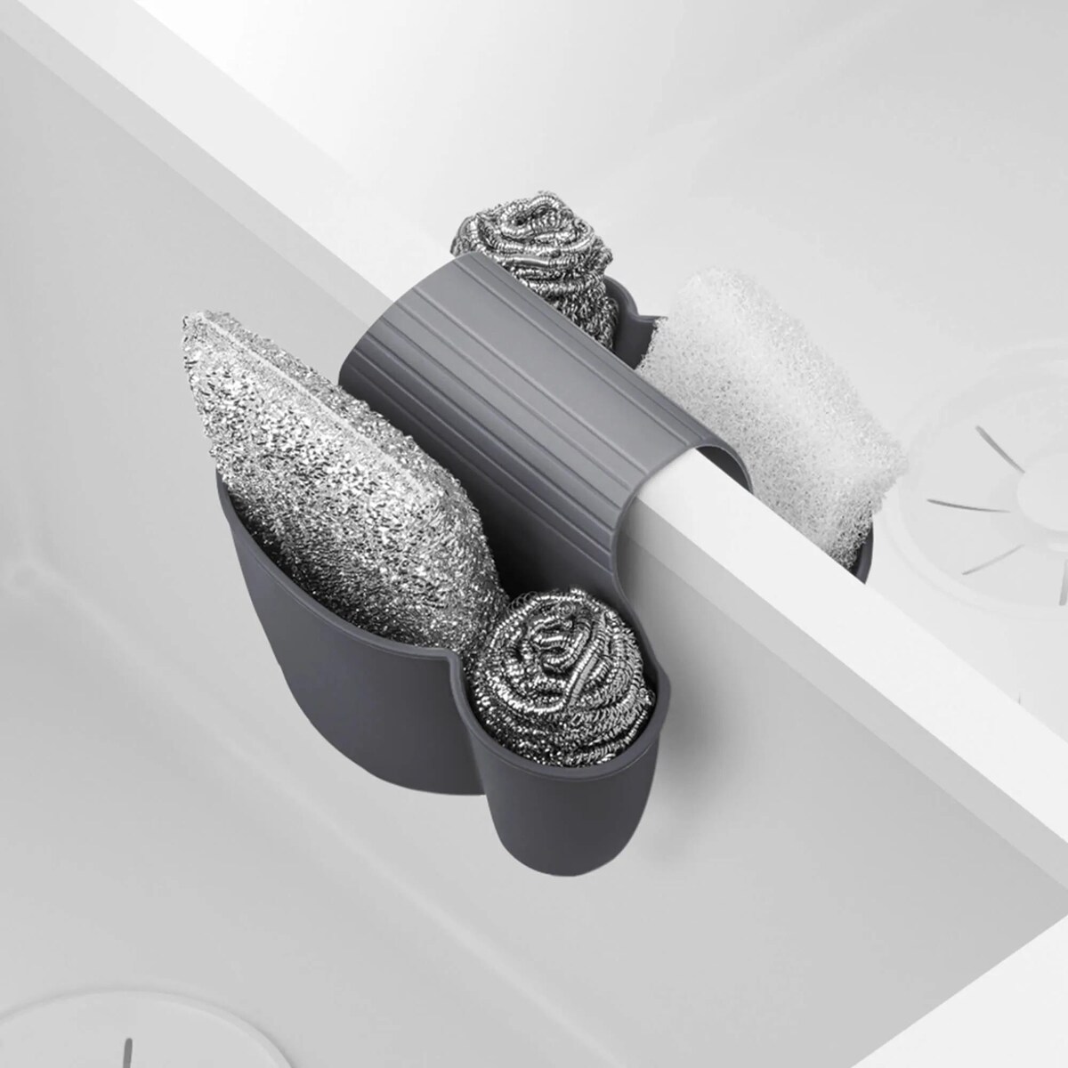 Organizer na zlew dwukomorowy Rayen