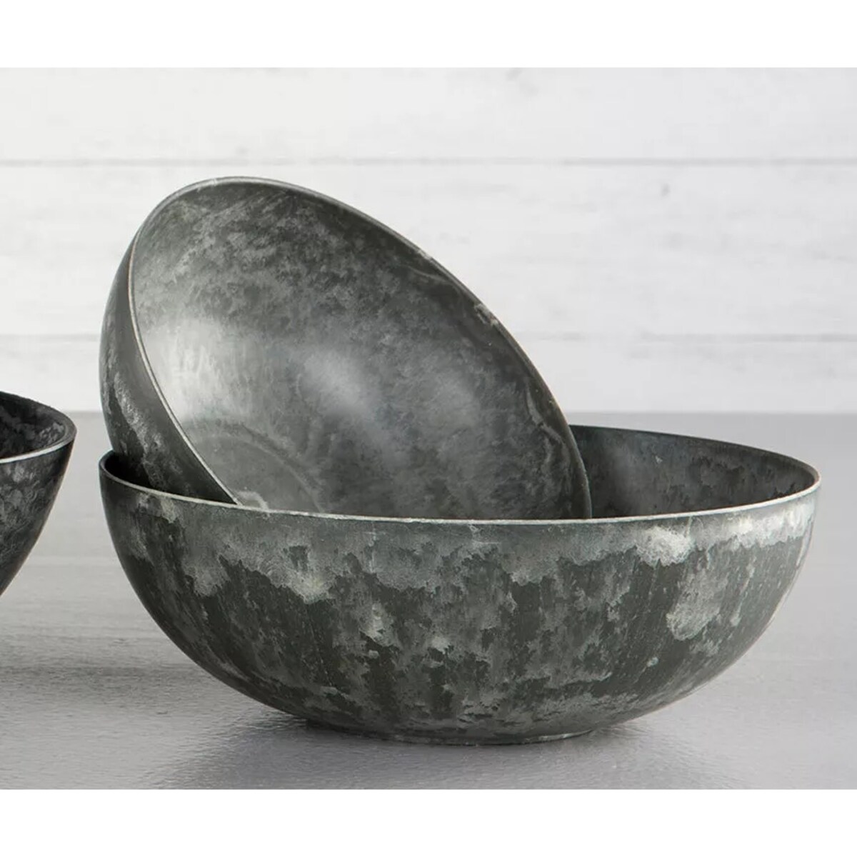 MISA MISKA IMITACJA MARMURU szara do salonu sypialni patera okrągła