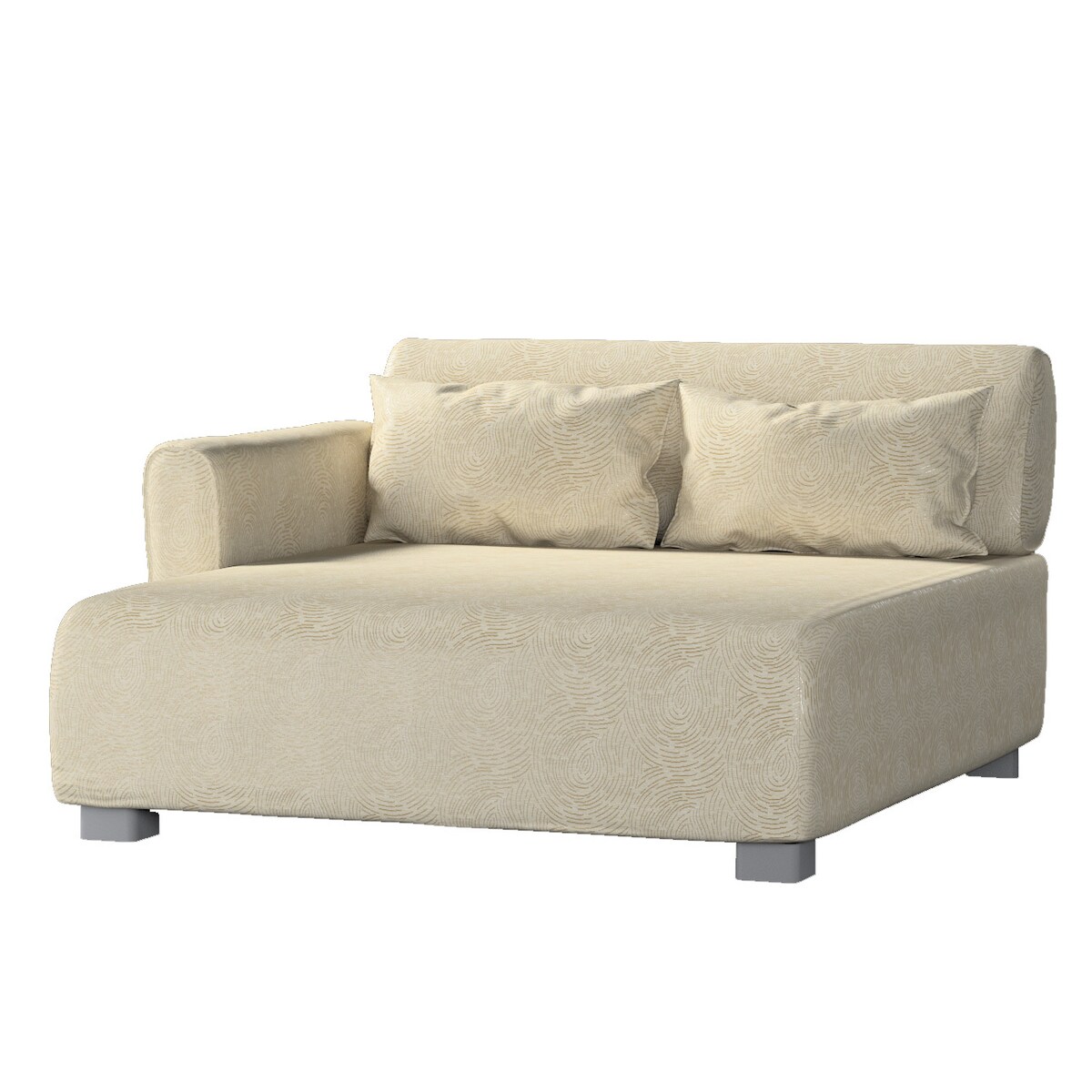 Pokrowiec na fotel Mysinge, beżowo-złoty wzór, fotel Mysinge, Living II