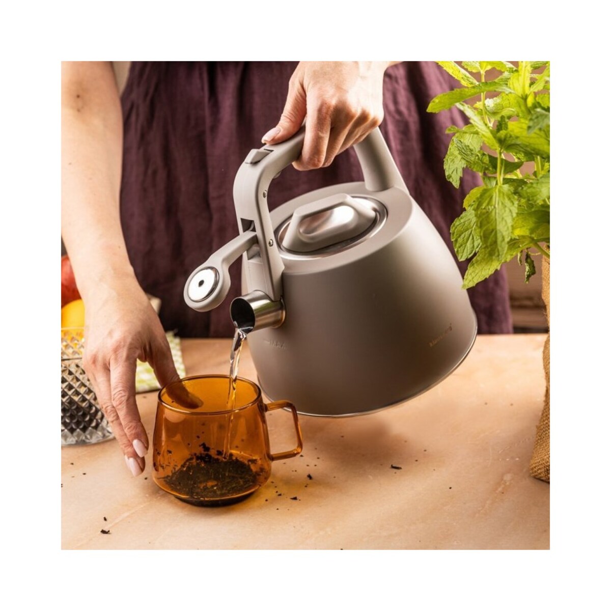 Klausberg czajnik z gwizdkiem 2,5l KB7916