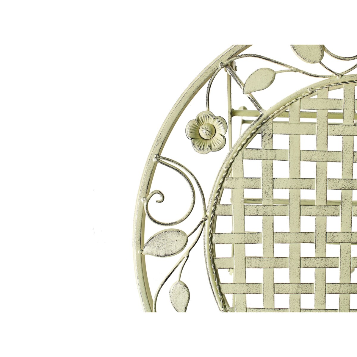 Stolik ogrodowy barowy metalowy  60 cm zielony BIVIO