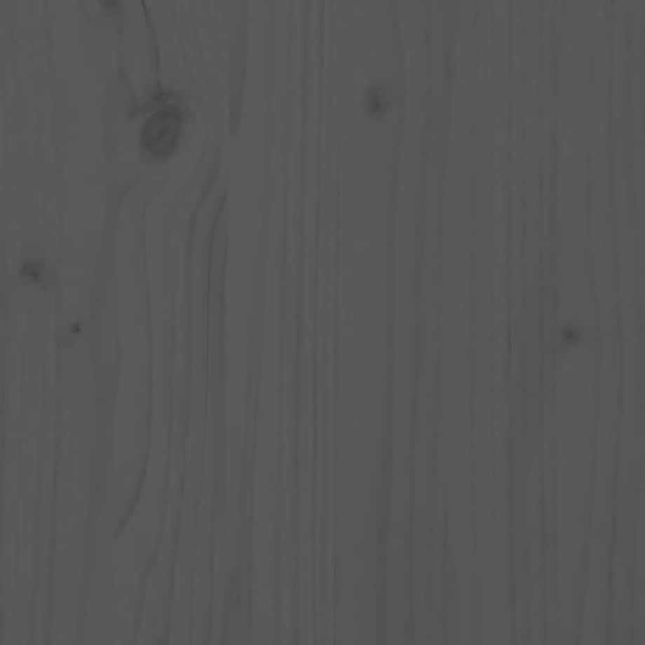 vidaXL Regał na książki, szary, 80x35x183 cm, lite drewno sosnowe