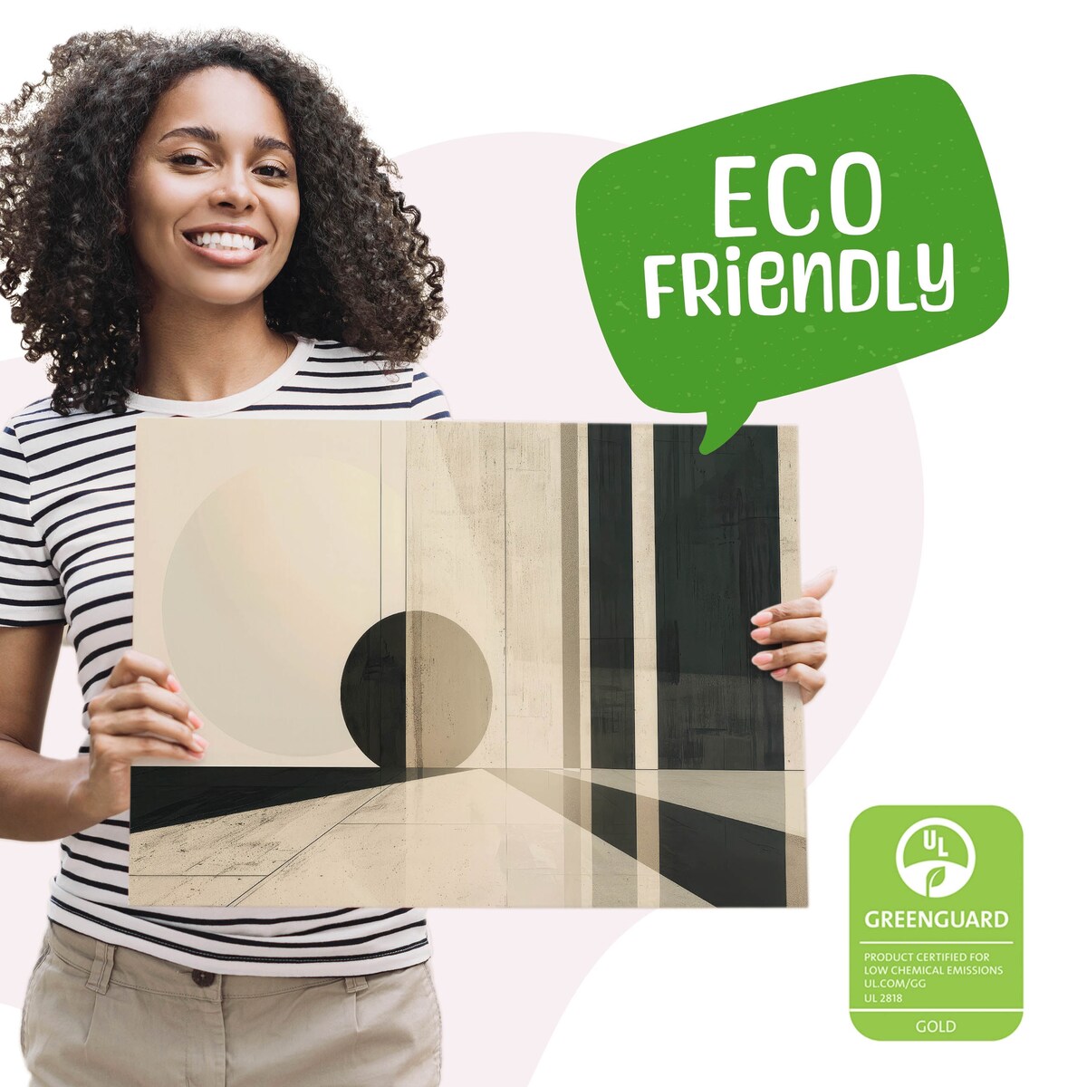 Obraz Canvas Do Salonu Sypialni Abstrakcja Kształty Geometria 70x50cm