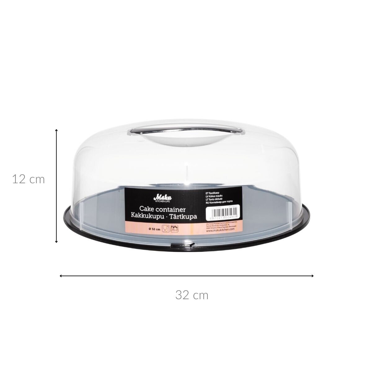 Okrągły pojemnik na ciasto, Ø 32 cm