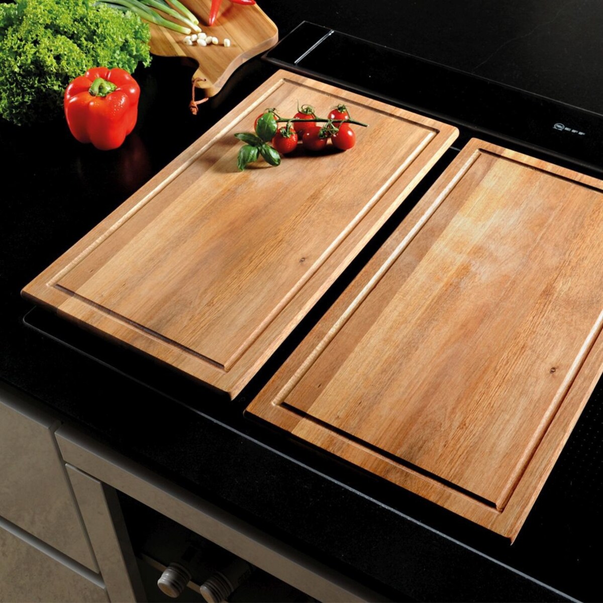 Kesper Deska do krojenia z nóżkami, akacja