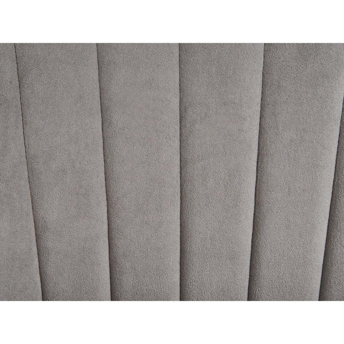 Fotel bujany welurowy szary LIARUM