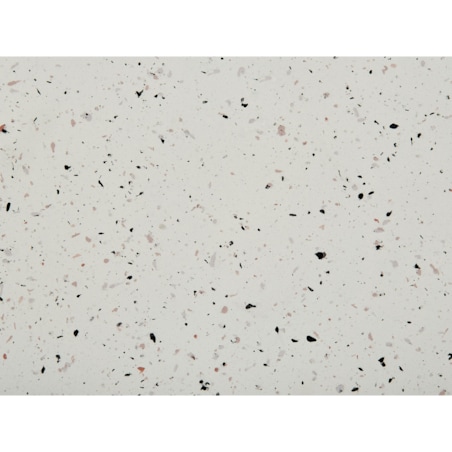 Stolik pomocniczy biały z efektem lastryko CAFFI