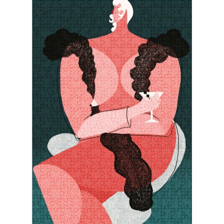 Muno Puzzle "Stay Home" by Mary Zaleska Puzzle 500 el. w ozdobnej tubie