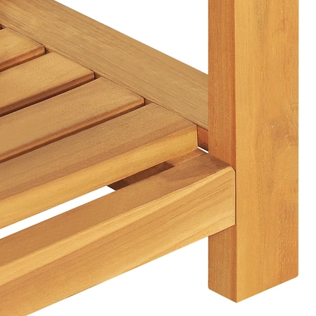 vidaXL Ławka, 120 cm, lite drewno tekowe