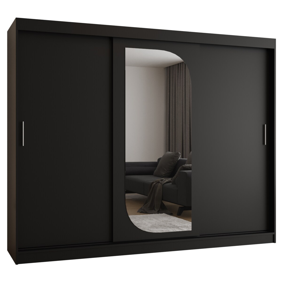 Szafa przesuwna LUCY 250 czarny