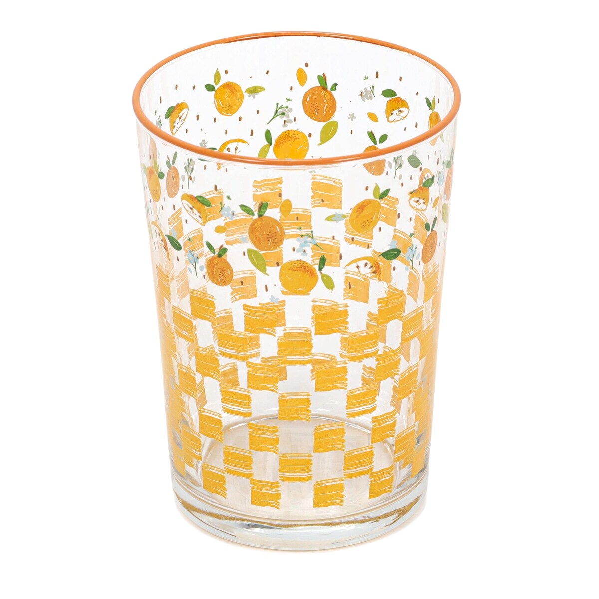 Duża szklanka w owocowy wzór, 510 ml