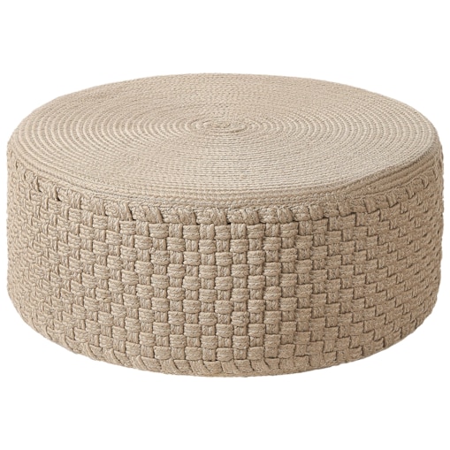 Puf ogrodowy 70 cm beżowy MITHI