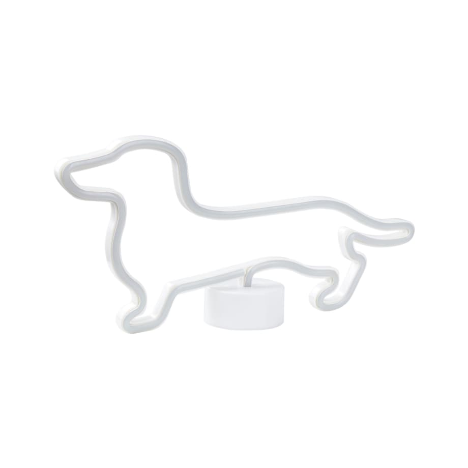 Neon LED pies niebieski FRANCIS