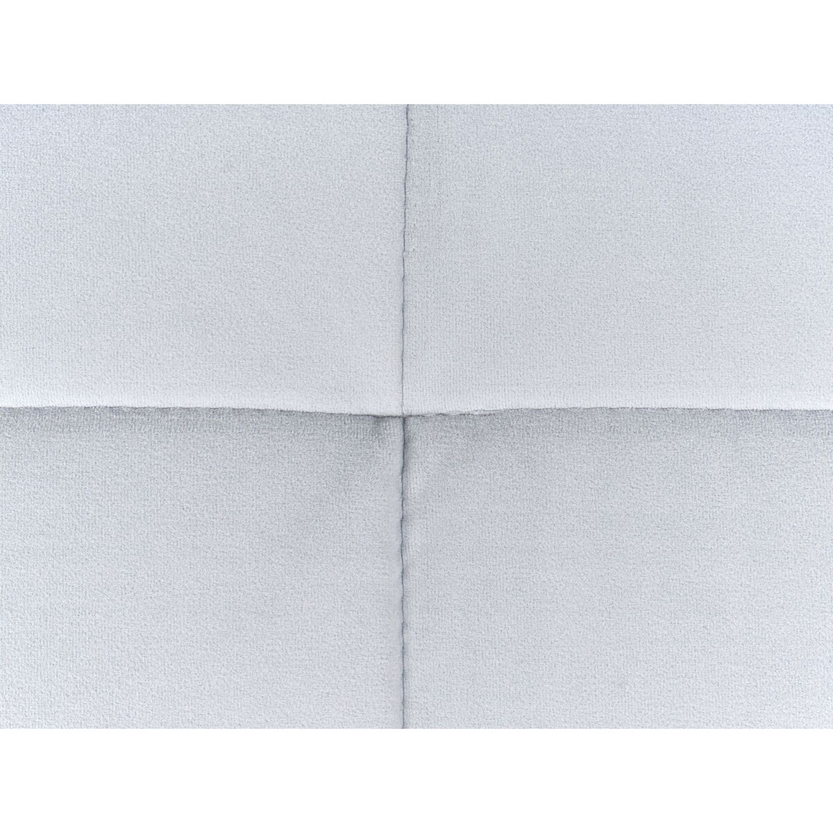 Narożnik rozkładany 5-osobowy welurowy jasnoszary ABERDEEN