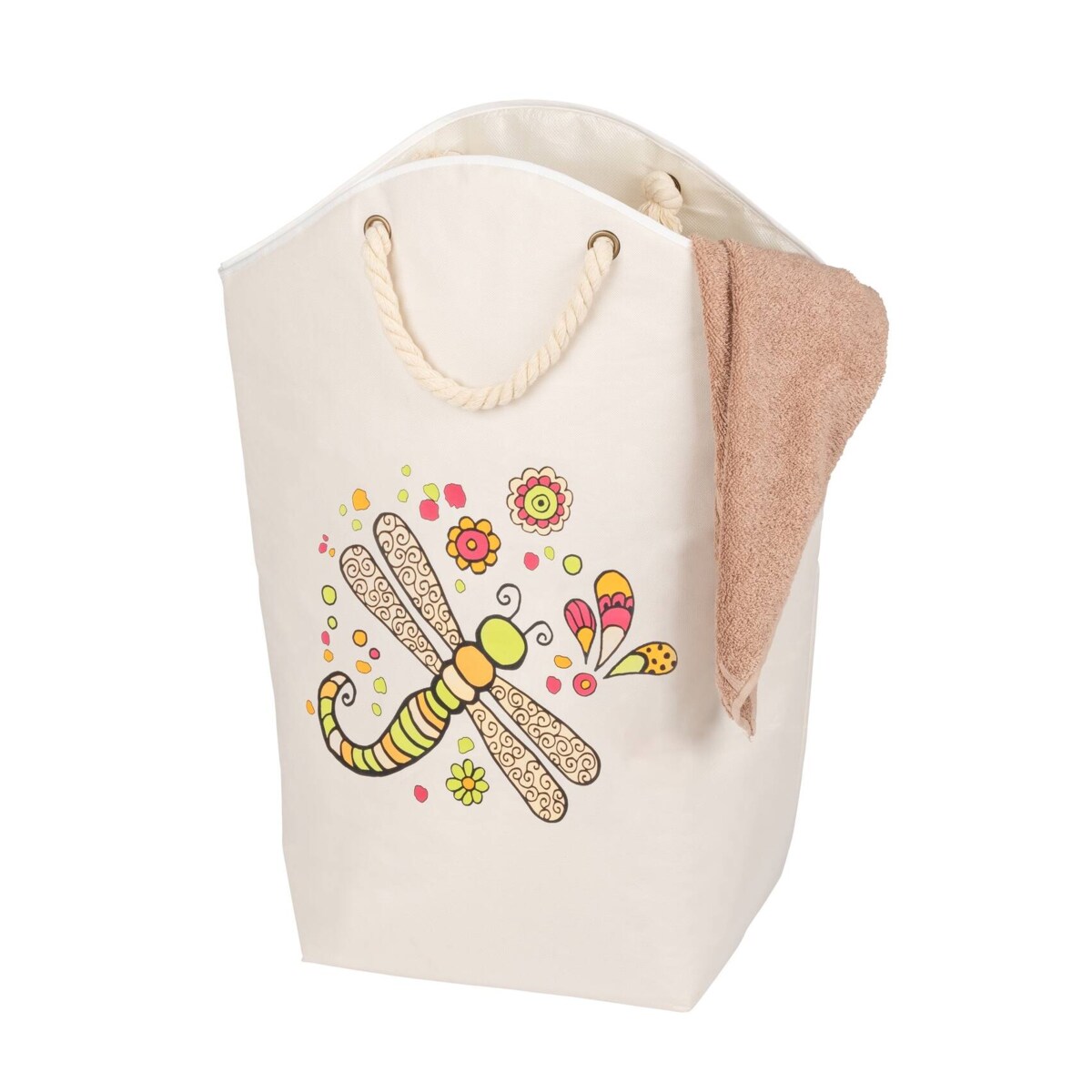 Mały kosz na pranie z uchwytami ze sznurka, 58 l, WENKO