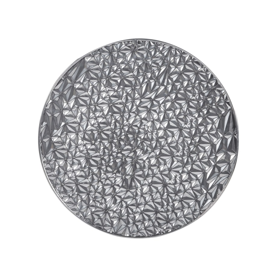 Dekoracja ścienna MOSCAVIDE 59 cm Metal Srebrny