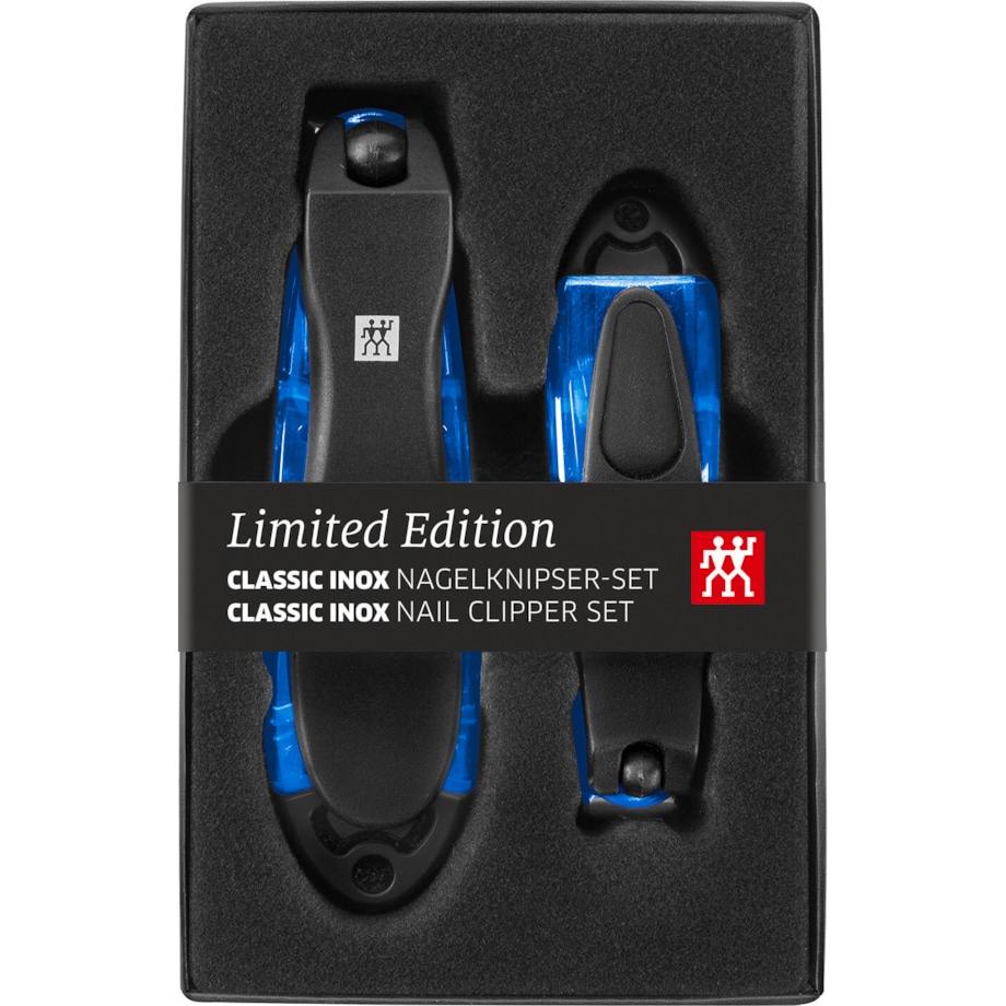 Zestaw 2 obcinarek do paznokci Zwilling Classic Inox - Niebieski