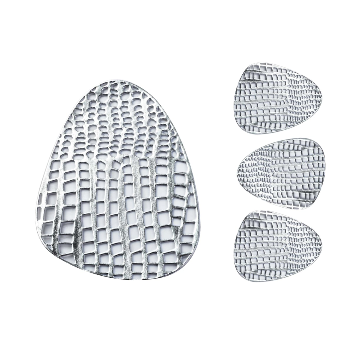 LEILA Komplet 4 podstawek pod kubek 10cmx13cm