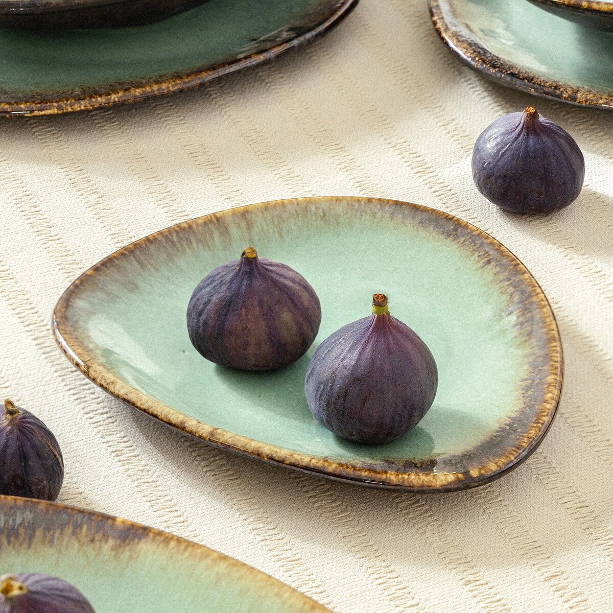 Konsimo PRIMA Zestaw kawowy 6 os. (18 el.), szałwiowy