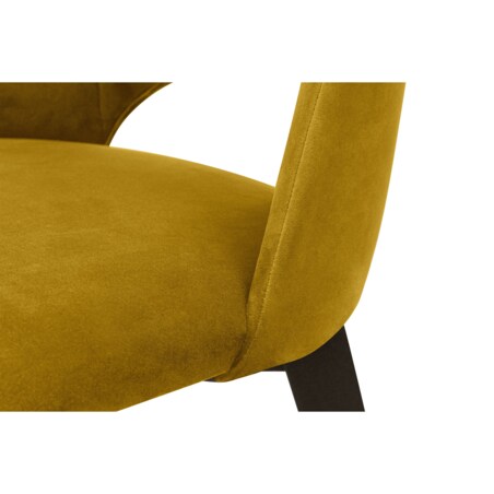 KONSIMO BOVIO uniwersalne krzesło do salonu żółte