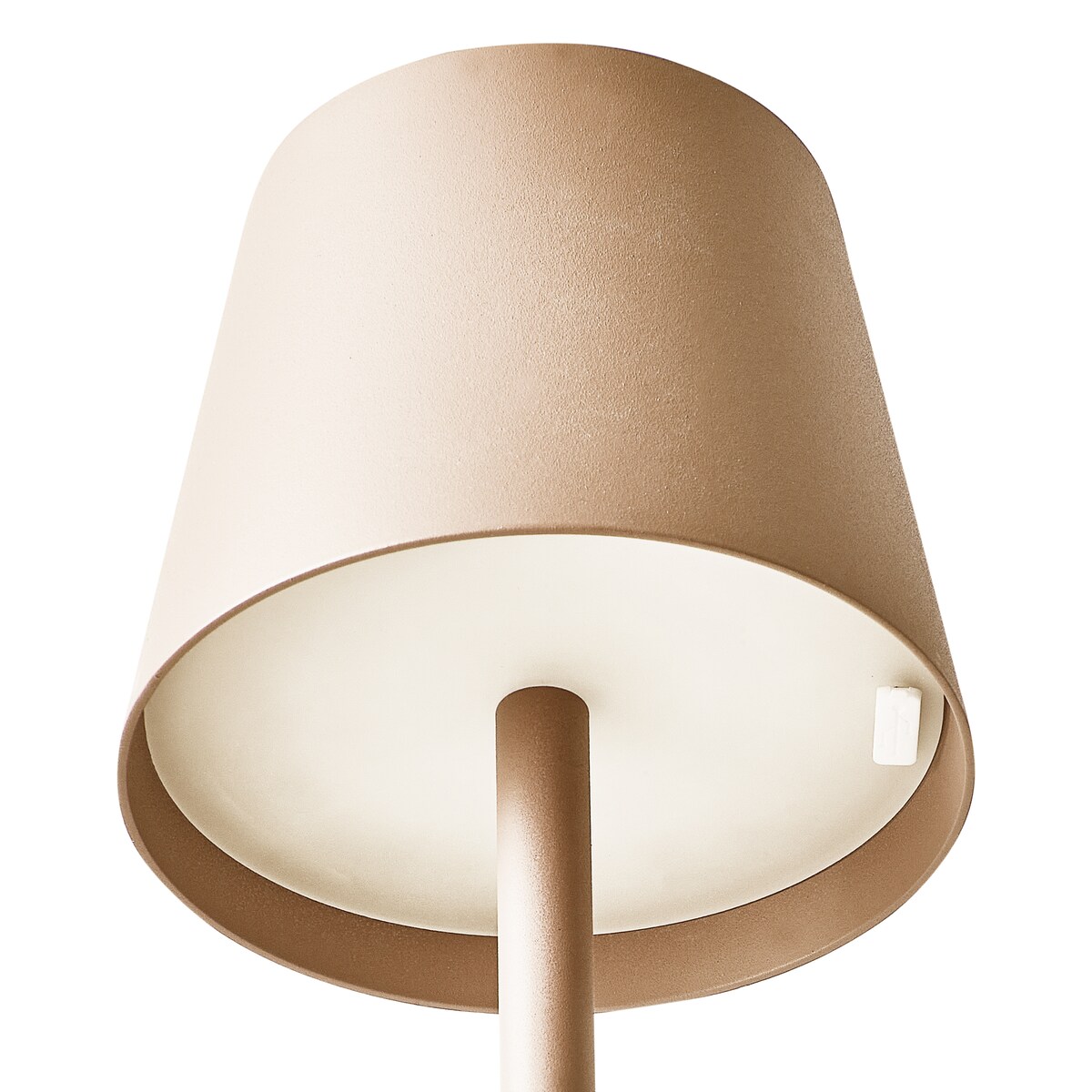 Bezprzewodowa lampa stołowa LED BACEIRO Metal Pomarańczowy