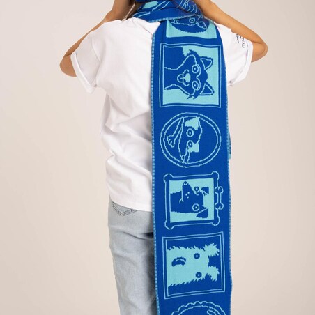 Szalik "Pieski" x Pan tu nie stał