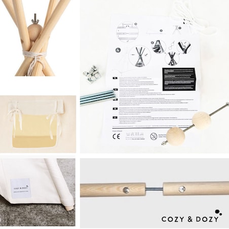 Namiot tipi Cozy Yellow Velvet