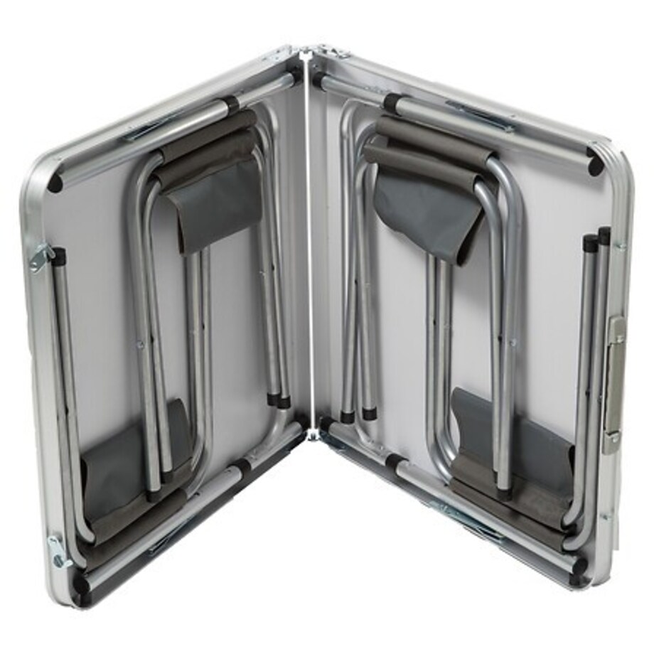 Zestaw ogrodowy Otano REGULOWANY STÓŁ i 4 KRZESŁA szary