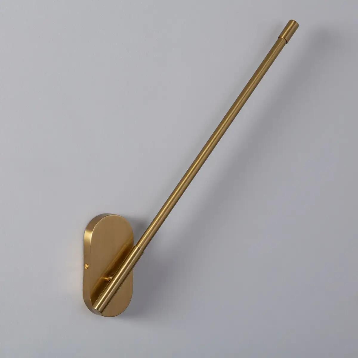 Minimalistyczny kinkiet Milano ABR-KMF-8W Abruzzo LED 8W 3000K złoty