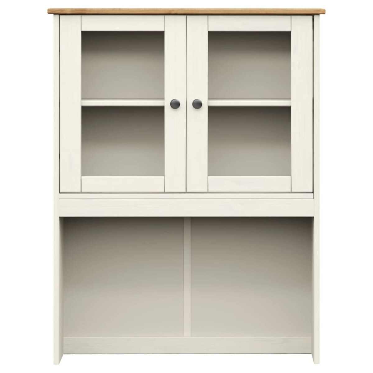 vidaXL Kredens VIGO, biały, 80x40x176 cm, lite drewno sosnowe