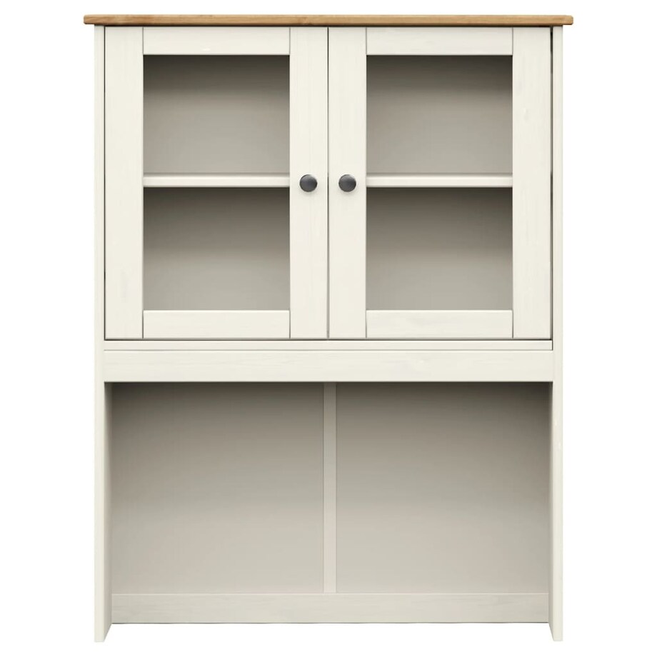 vidaXL Kredens VIGO, biały, 80x40x176 cm, lite drewno sosnowe