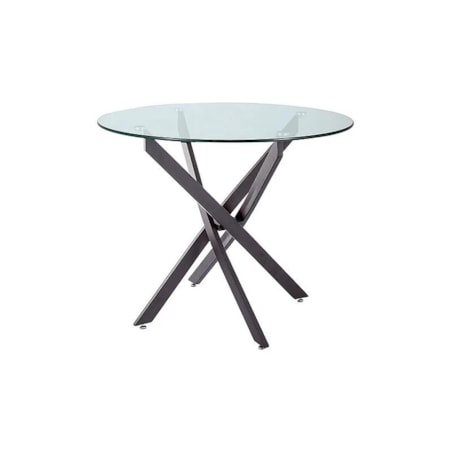 Stół okrągły AGIS 90x90 czarny